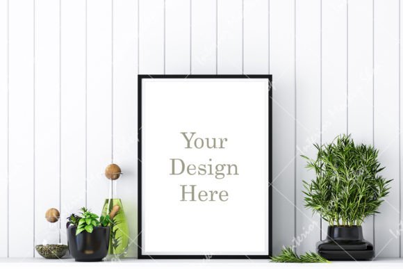 Download Mock Up Poster Frame in Kitchen Room - Mock up Collection