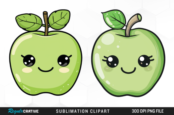 Download Watercolor Cute Apple Clipart PNG Design - Cute Collection