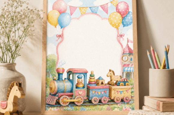 Download Cute Nursery Toy Frame - Cute Collection