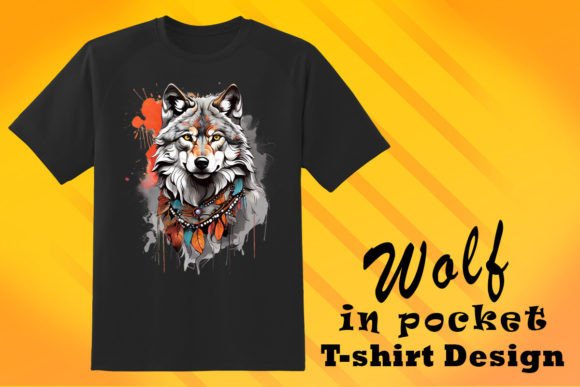 Download Wolf Illustration for POD - Wolf illustration Collection