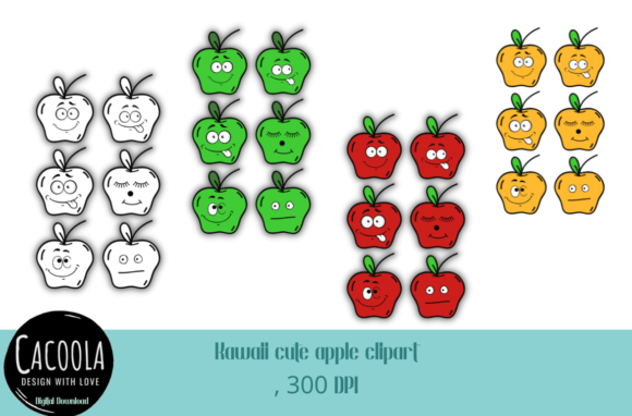 Download Kawaii Cute Apple Clipart - Cute Collection