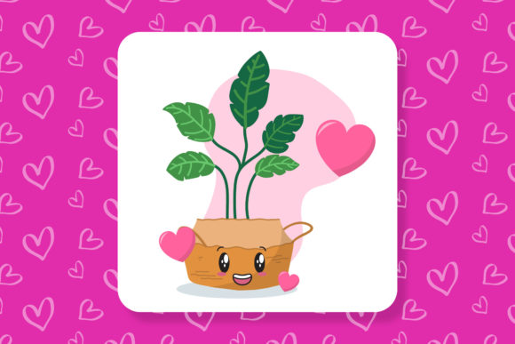 Download Valentine Cute Indoors Plant Art - Cute Collection