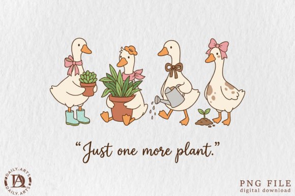 Download Cute Gardening Ducks Sublimation PNG - Cute Collection