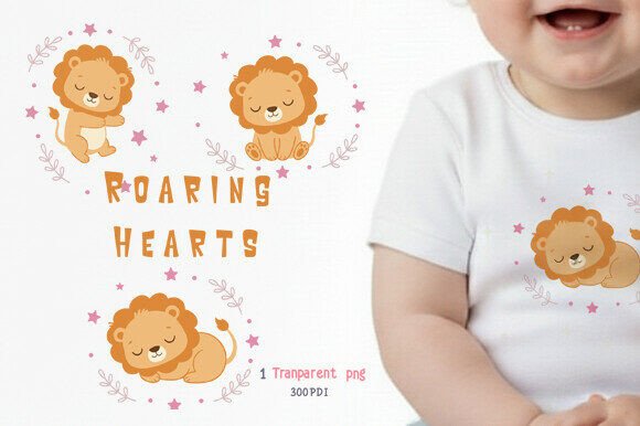 Download Cute Baby Lion Clipart PNG - Cute Collection