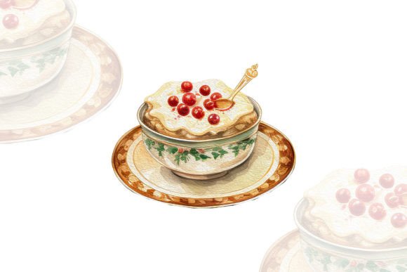 Download Watercolor Food Clipart, Christmas Dish - Watercolor food Collection