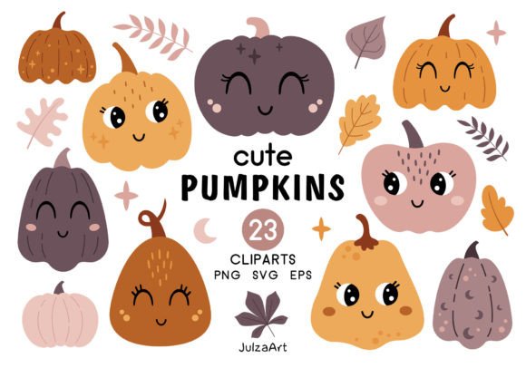Download Cute Pumpkin Clipart, Halloween Svg - Cute Collection