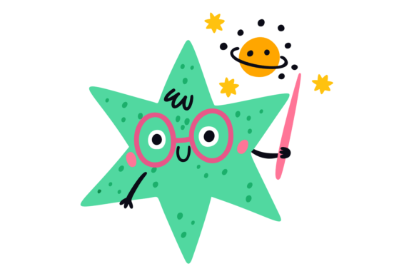 Download Cute Star Character. Astronomy Teaching - Cute Collection