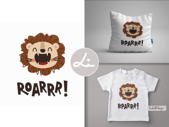 Download Cute Lion Head Vector Illustration - Cute Collection